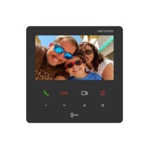 DS-KH6110-WE1/Alarm vnút.jednotka, 4,3" dotyková, čierna
