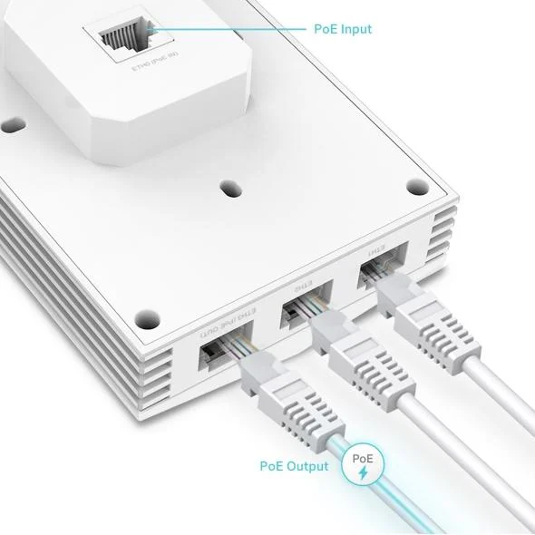 EAP655-Wall prístupový WiFi bod Omada AX3000, montáž na stenu - Image 2