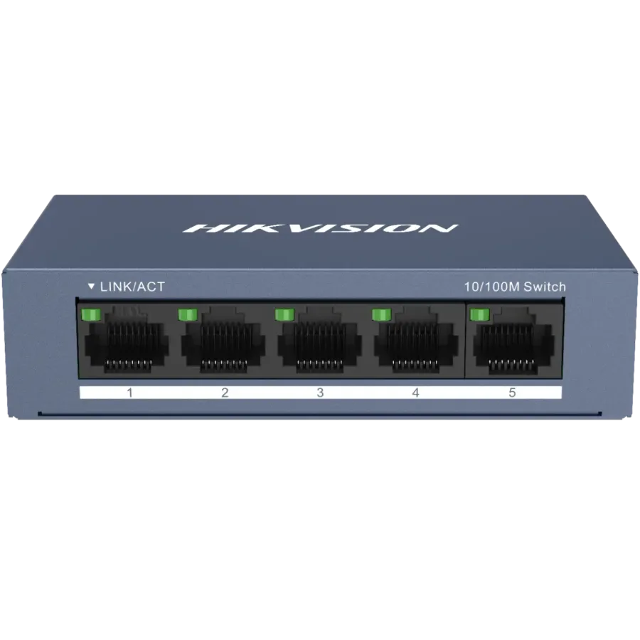DS-3E0105-O Switch 5x 10/100Mbit; bez PoE