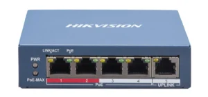 DS-3E1105P-EI 4x100Mb PoE+1x100Mb RJ45, smart switch, 60W