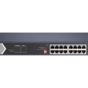 DS-3E0520HP-E 16x1Gb PoE+2x1Gb RJ45, 2xGb optika, switch, 225W