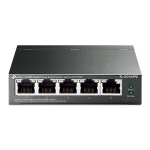 TL-SG105PE 4× Gigabit PoE+ Ports, 1× Gigabit Non-PoE Port