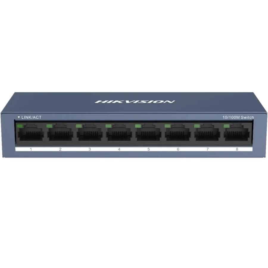 DS-3E0108-O Switch 8x10/100Mbps; bez PoE