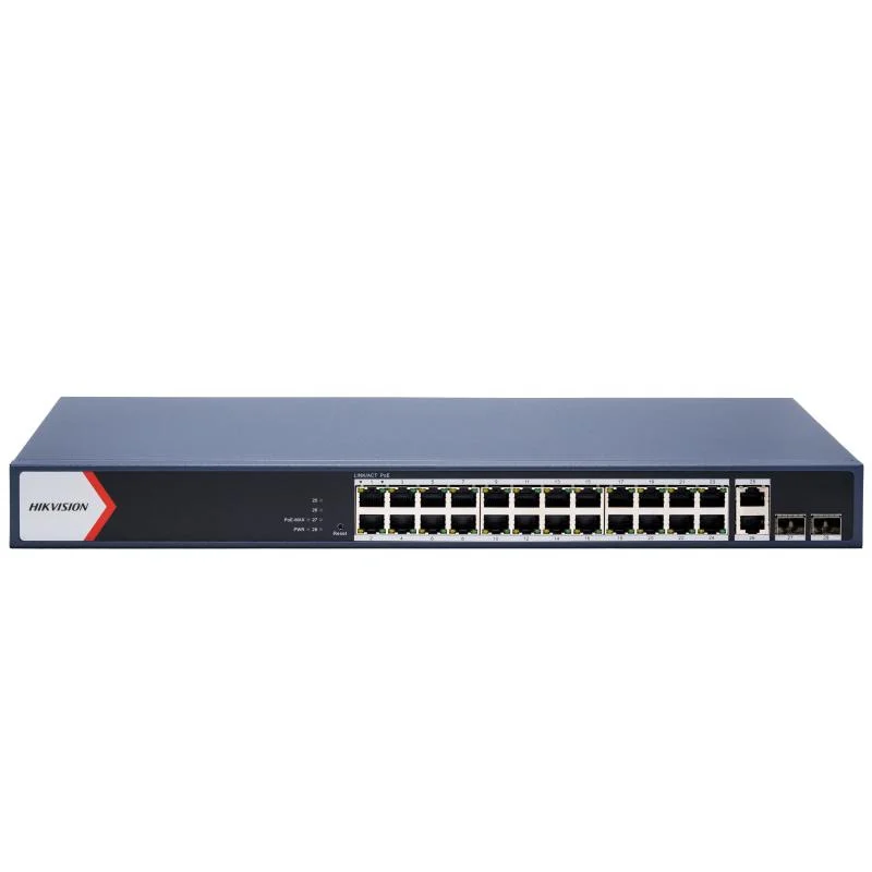 DS-3E1528P-EI/M 24xGb PoE+2x Gb RJ-45+2xSFP, smart switch, 230W - Image 2