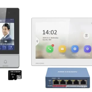 DS-KIS902-S IP sada DS-KV9503-WBE1, DS-KH6350-WTE1, switch, SD