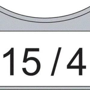 TP8 400 Podložka pro adresný štítek s popisem 97x43mm mont. 8m