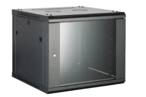 DS-XS6404-S/B rack 19" 4U 600x450x281, sklo, čierny, demont