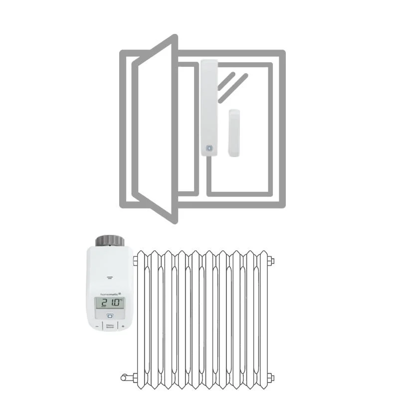 HmIP-SK9 Štartovacia zostava Homematic IP – regulácia vykurovania (EEU) - Image 2
