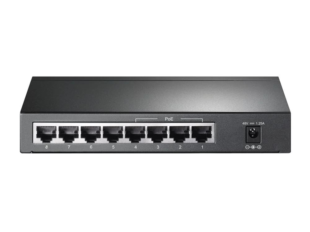 TL-SG1008P 4× Gigabit PoE Ports, 4× Gigabit Non-PoE Ports - Image 2