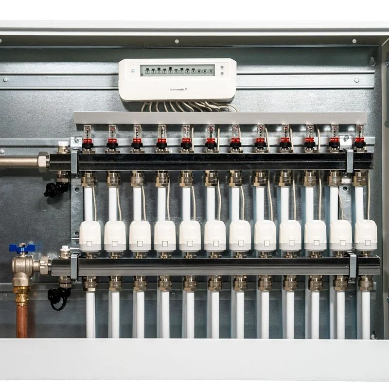 HmIP-FALMOT-C12 Akčný člen podlahového vykurovania s LCD - 12 kanálov, 24V/230V - Image 4