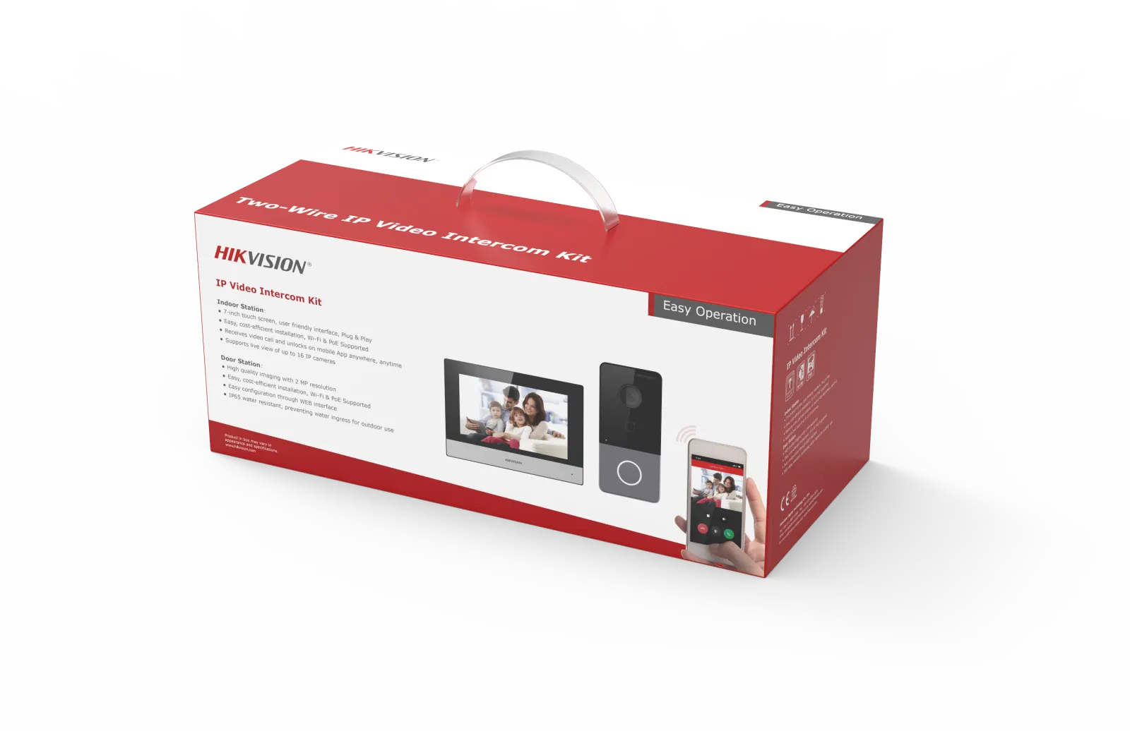 DS-KIS603-P(C) IP kit DS-KH6320-WT, DS-KV6113-WPE1(C),2x zdroj - Image 3