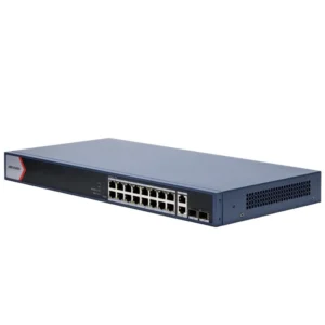 DS-3E1520P-EI 16xGb PoE+2x Gb RJ-45+2xSFP, smart switch, 230W