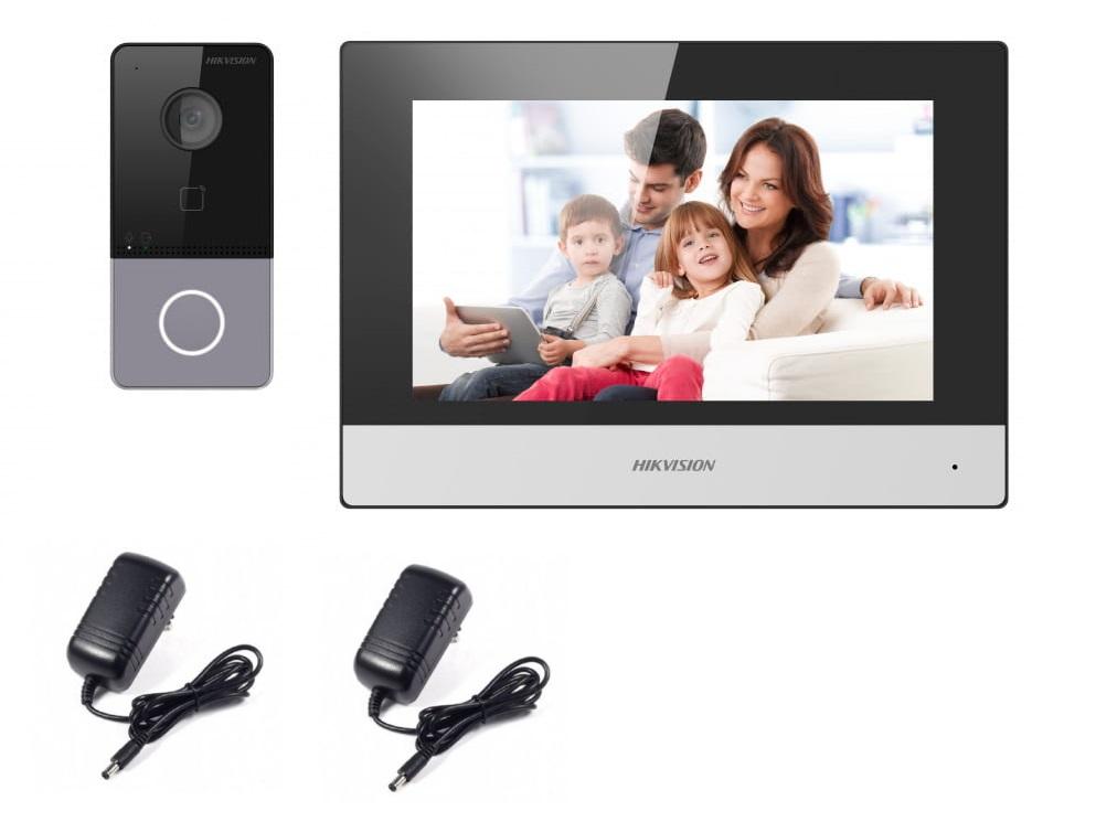 DS-KIS603-P(C) IP kit DS-KH6320-WT, DS-KV6113-WPE1(C),2x zdroj - Image 2