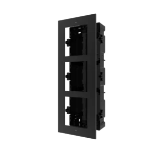 DS-KD-ACF3/Black panel pre montáž pod omietku 3 moduly, čierny