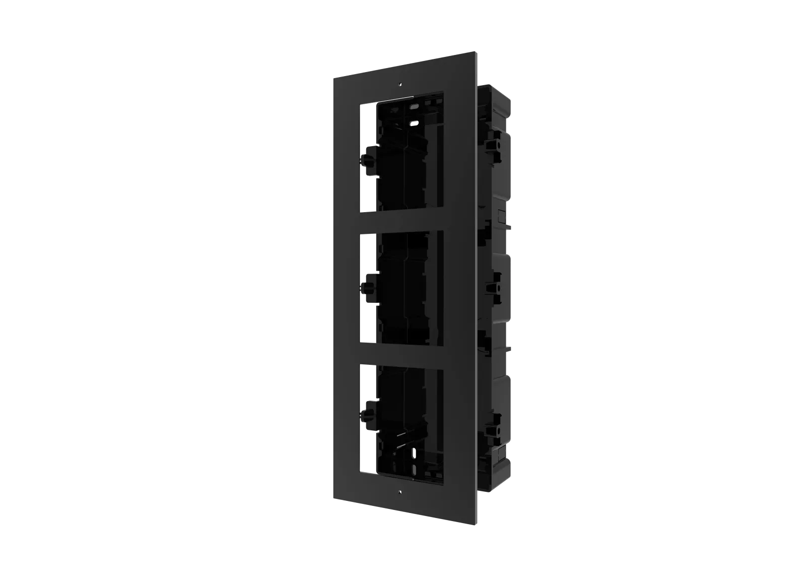 DS-KD-ACF3/Black panel pre montáž pod omietku 3 moduly, čierny
