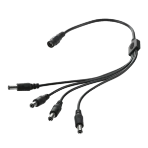 VSDC14 napajaci kabel jack 1vstup samec 4x vystup samica