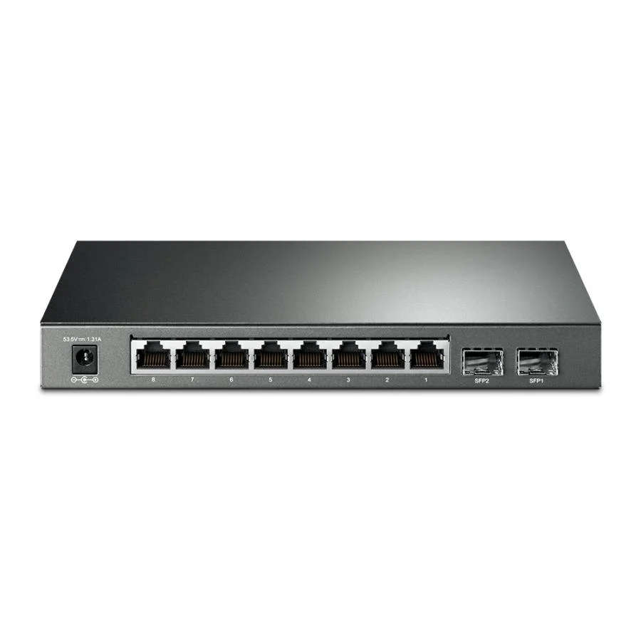 TL-SG2210P 8× Gigabit PoE Ports, 2× Gigabit SFP Slots - Image 2