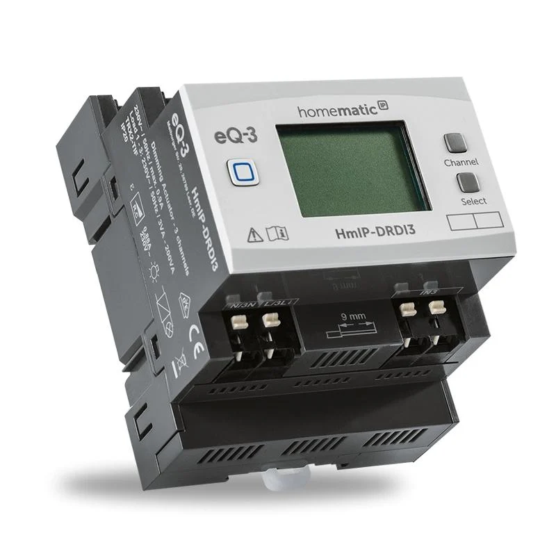 HmIP-DRDI3 Stmievací akčný člen s LCD - na DIN lištu, 3 kanály - Image 4
