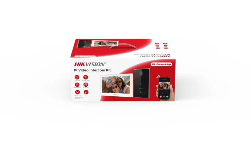 DS-KIS608-P IP kit DS-KV6133-WME1, DS-KH6350-WTE1, 2x zdroj, SD - Image 2