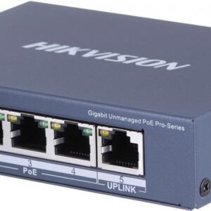 DS-3E0505HP-E 4x1Gb PoE+1x1Gb RJ45, switch, 60W