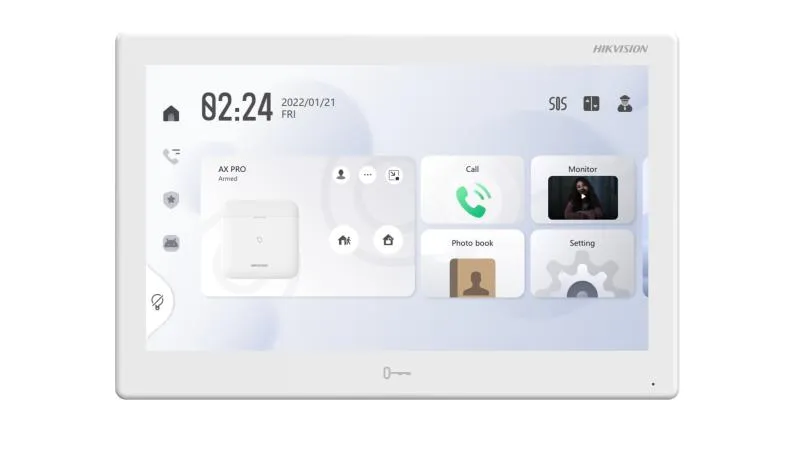 DS-KH9510-WTE1(B) vnút.IP jednotka 10" WiFi, modul.syst.,android
