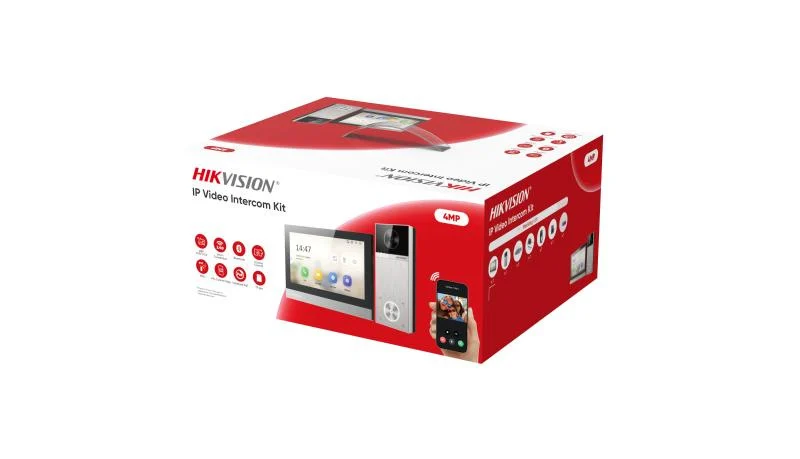 DS-KIS613-S IP kit DS-KV6114-MWBE1, DS-KH8380-WTE1,zdroj, switch - Image 2