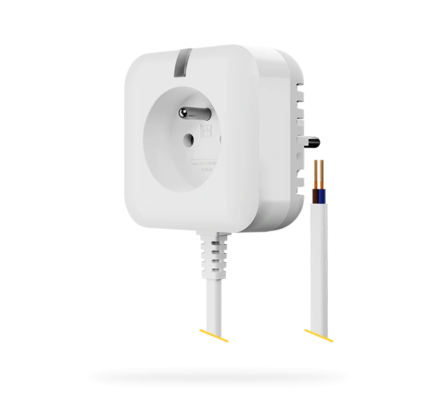 JB-162N-PLUG Priechodná zásuvka s riadeným výstupom