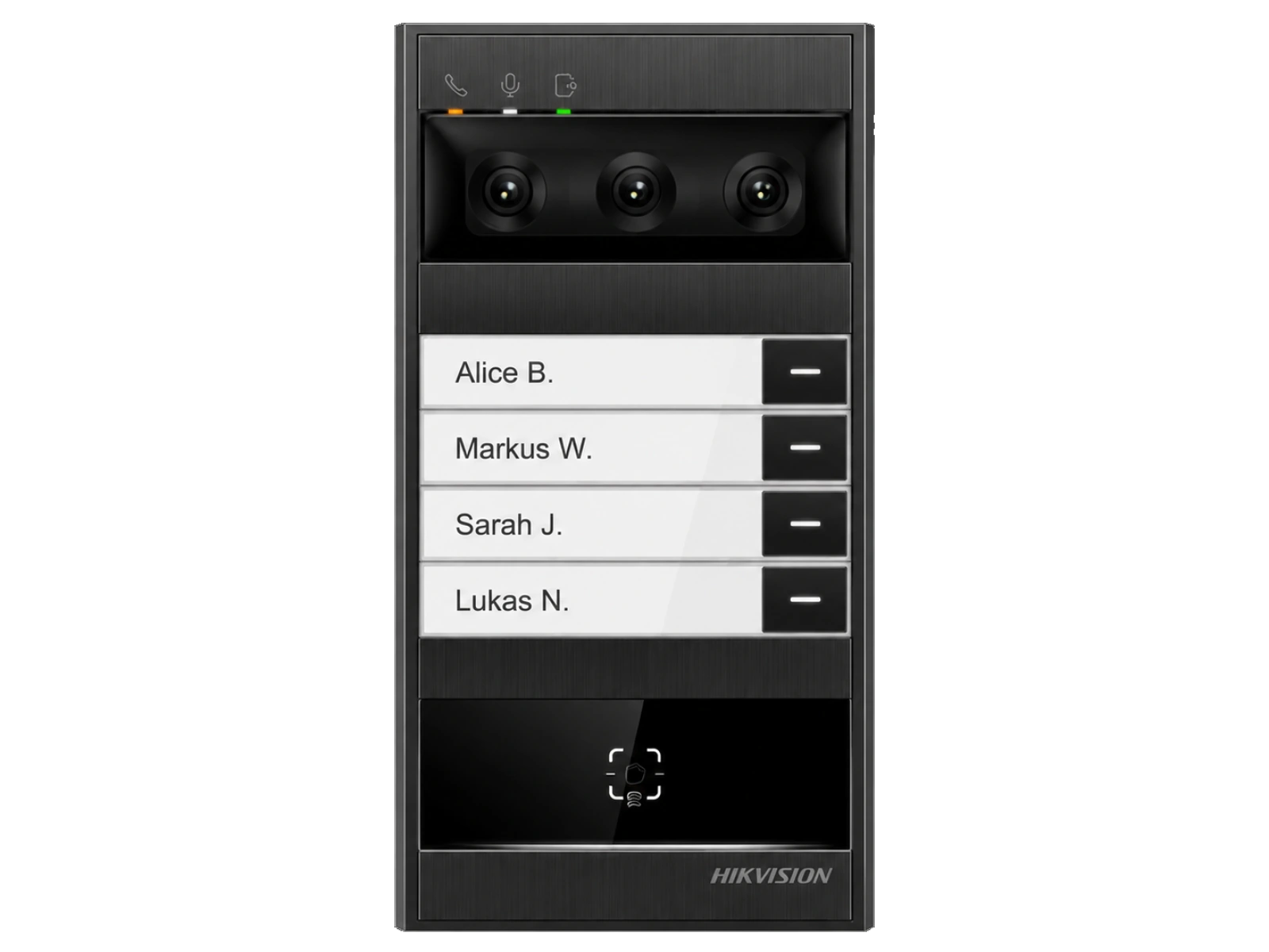 DS-KV8114T-NWQE1 4tlac. vstup. 4MPx IP kam. s citackou, WiFi, QR