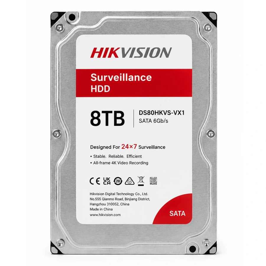 DS80HKVS-VX1 HIKVISION Surveillance 8TB HDD